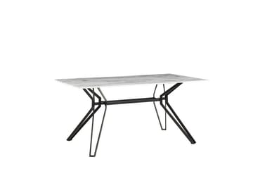 Ballina Matbord 160 cm - Vit/Svart - Möbler - Bord & matgrupp - Matbord & köksbord