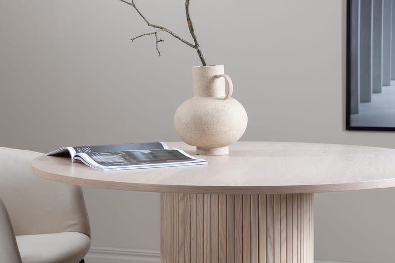 Bianca Matbord 110 cm Runt - Beige - Möbler - Bord & matgrupp - Matbord & köksbord