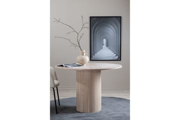 Bianca Matbord 110 cm Runt - Beige - Möbler - Bord & matgrupp - Matbord & köksbord