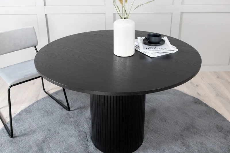 Bianca Matbord 110 cm Runt - Svart - Möbler - Bord & matgrupp - Matbord & köksbord