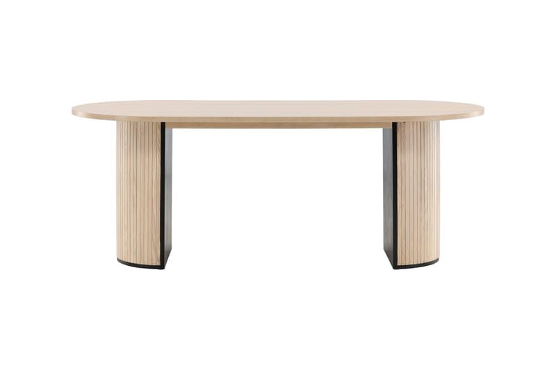 Bianca Matbord 200 cm Ovalt - Beige - Möbler - Bord & matgrupp - Matbord & köksbord