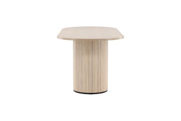 Bianca Matbord 200 cm Ovalt - Beige - Möbler - Bord & matgrupp - Matbord & köksbord