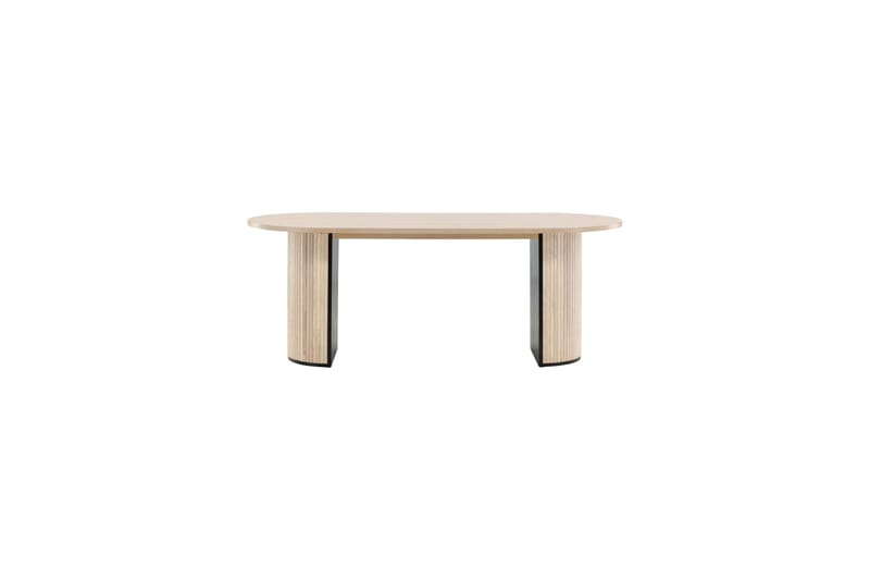 Bianca Matbord 200 cm Ovalt - Beige - Möbler - Bord & matgrupp - Matbord & köksbord