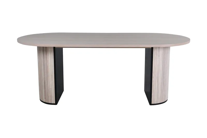 Bianca Matbord 200 cm Ovalt - Beige - Möbler - Bord & matgrupp - Matbord & köksbord