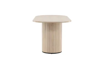 Bianca Matbord 200 cm Ovalt - Beige - Möbler - Bord & matgrupp - Matbord & köksbord