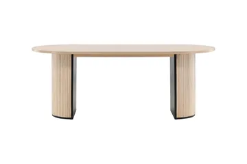Bianca Matbord 200 cm Ovalt - Beige - Möbler - Bord & matgrupp - Matbord & köksbord