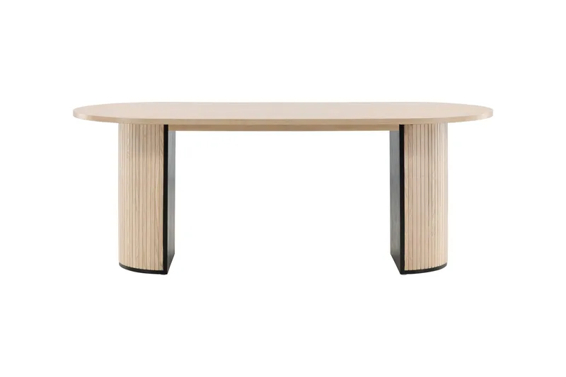 Bianca Matbord 200 cm Ovalt - Beige - Möbler - Bord & matgrupp - Matbord & köksbord