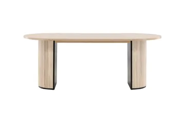 Bianca Matbord 200 cm Ovalt - Beige - Möbler - Bord & matgrupp - Matbord & köksbord