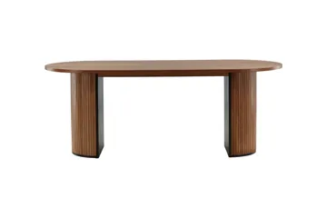 Bianca Matbord 200 cm Ovalt - Valnötsbrun - Möbler - Bord & matgrupp - Matbord & köksbord