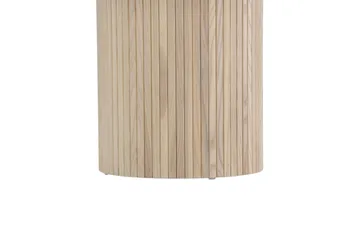 Bianca Runt Matbord 110 cm med Trä- och Ekutseende - Beige - Möbler - Bord & matgrupp - Matbord & köksbord