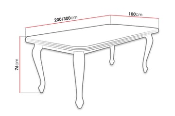 Biota Förlängningsbart matbord 200 cm - Trä/Natur - Möbler - Bord & matgrupp - Matbord & köksbord