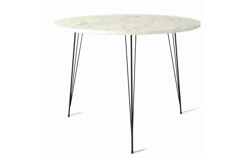 Bonnick Bord 90 cm, Svart/Vit