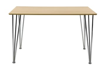 Bord Elisha 120 cm - Trä|Krom - Möbler - Bord & matgrupp - Matbord & köksbord