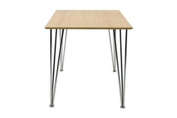 Bord Elisha 120 cm - Trä|Krom - Möbler - Bord & matgrupp - Matbord & köksbord