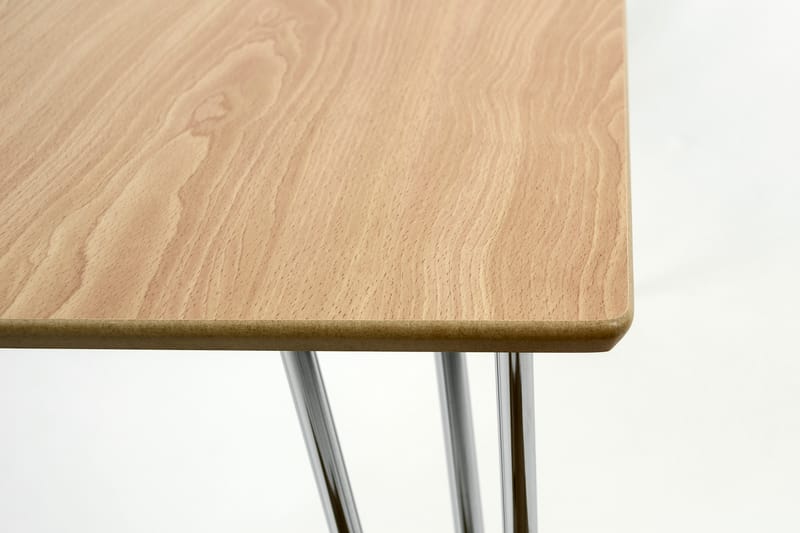 Bord Elisha 120 cm - Trä|Krom - Möbler - Bord & matgrupp - Matbord & köksbord