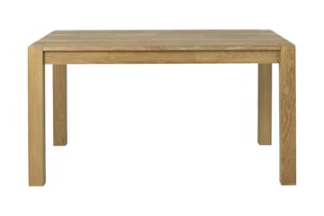 Chicago New Utdragbart Rektangulärt Matbord 140 cm i Ek - Beige - Möbler - Bord & matgrupp - Matbord & köksbord