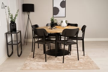 Cirebon Bord 140 cm Rund - Trä/Natur/Svart - Möbler - Bord & matgrupp - Matbord & köksbord