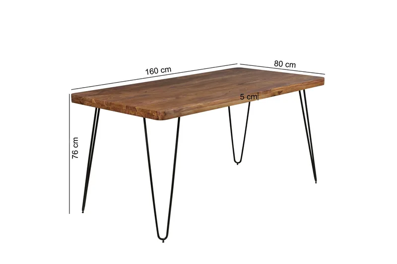 Colee Matbord 160 cm - Trä/natur - Möbler - Bord & matgrupp - Matbord & köksbord