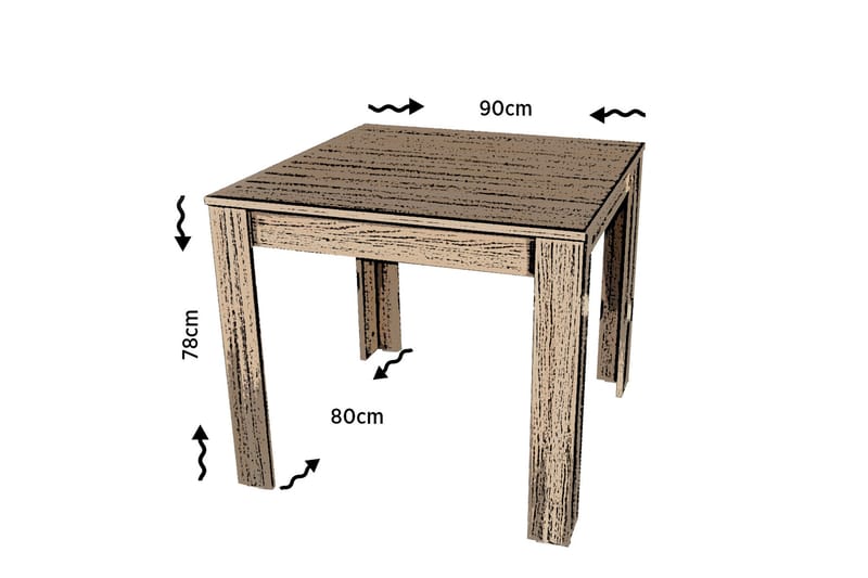 Comfortale Bord - Brun - Möbler - Bord & matgrupp - Matbord & köksbord