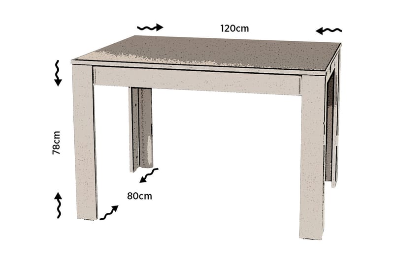 Comfortale Bord - Brun/Ek - Möbler - Bord & matgrupp - Matbord & köksbord