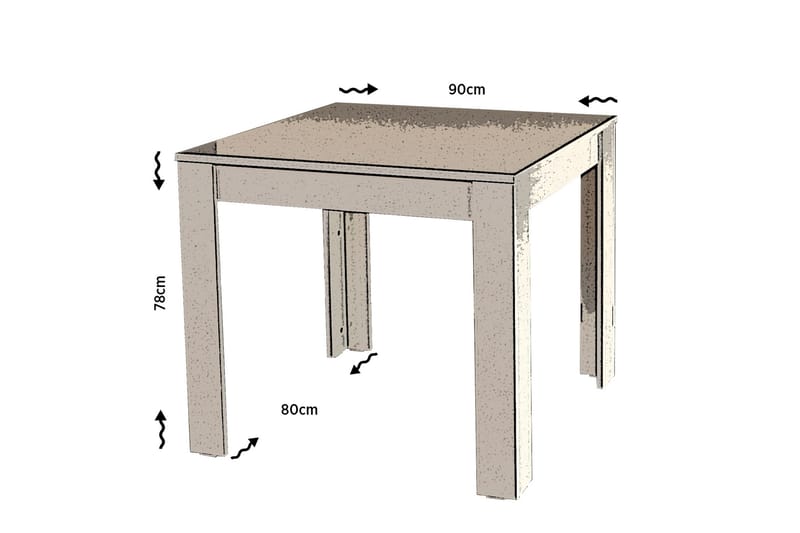 Comfortale Bord - Vit/Beige - Möbler - Bord & matgrupp - Matbord & köksbord
