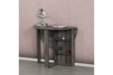 Comfortale Matbord Runt Hopfällbart - Grå Trä - Möbler - Bord & matgrupp - Matbord & köksbord