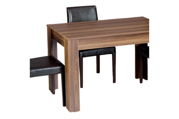 Comfortale Rektangulärt Matbord 120 cm i Trä med Ekutseende - Brun - Möbler - Bord & matgrupp - Matbord & köksbord