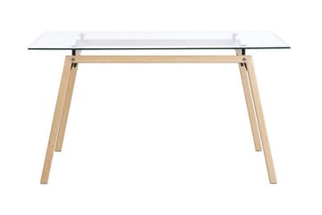 Demba Matbord 140 cm - Transparent/Ljust Trä - Möbler - Bord & matgrupp - Matbord & köksbord