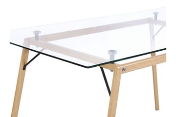 Demba Matbord 140 cm - Transparent/Ljust Trä - Möbler - Bord & matgrupp - Matbord & köksbord