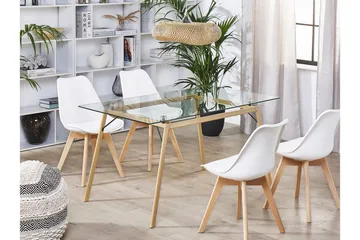 Demba Matbord 140 cm - Transparent/Ljust Trä - Möbler - Bord & matgrupp - Matbord & köksbord