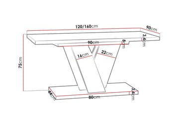 Denogal Matbord 90 cm Grey - Möbler - Bord & matgrupp - Matbord & köksbord