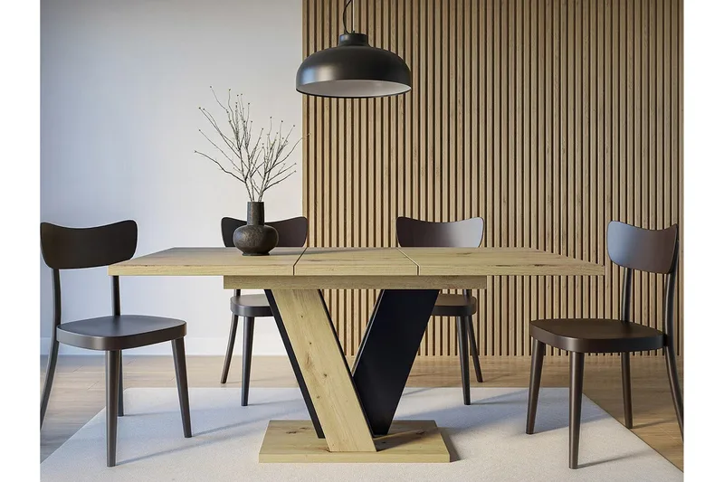 Denogal Matbord 90 cm - Svart - Möbler - Bord & matgrupp - Matbord & köksbord