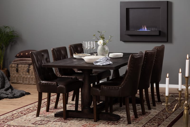 Dijon Matbord 200 cm - Vintage Alm - Möbler - Bord & matgrupp - Matbord & köksbord