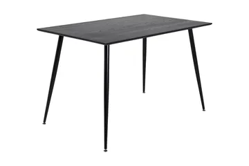 Dipp Rektangulärt Matbord 180 cm med Valnöts- och Metallutseende - Svart - Möbler - Bord & matgrupp - Matbord & köksbord