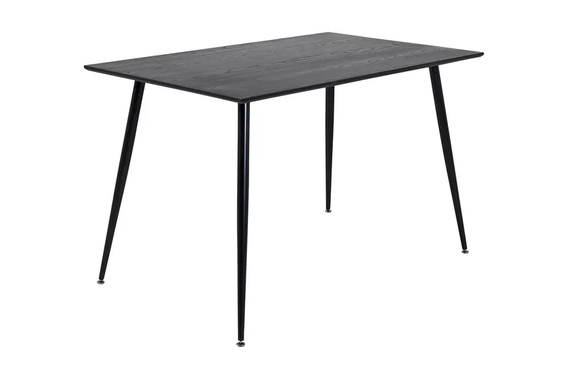 Dipp Rektangulärt Matbord 180 cm med Valnöts- och Metallutseende - Svart - Möbler - Bord & matgrupp - Matbord & köksbord