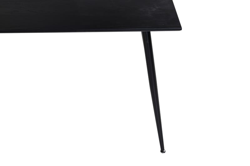 Dipp Rektangulärt Matbord 180 cm med Valnöts- och Metallutseende - Svart - Möbler - Bord & matgrupp - Matbord & köksbord