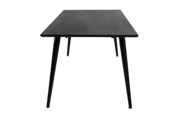 Dipp Rektangulärt Matbord 180 cm med Valnöts- och Metallutseende - Svart - Möbler - Bord & matgrupp - Matbord & köksbord