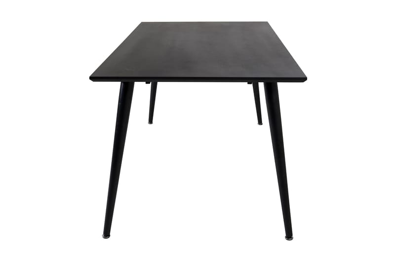 Dipp Rektangulärt Matbord 180 cm med Valnöts- och Metallutseende - Svart - Möbler - Bord & matgrupp - Matbord & köksbord