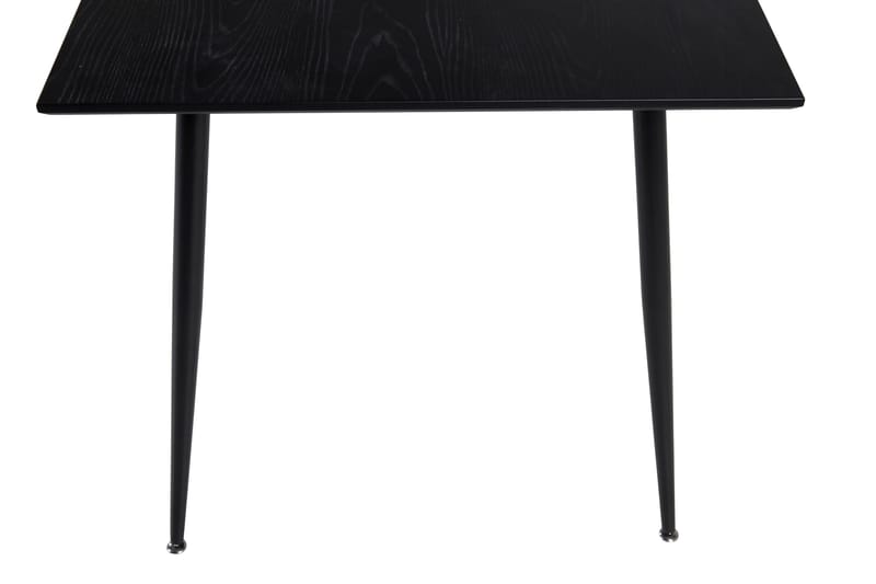 Dipp Rektangulärt Matbord 180 cm med Valnöts- och Metallutseende - Svart - Möbler - Bord & matgrupp - Matbord & köksbord