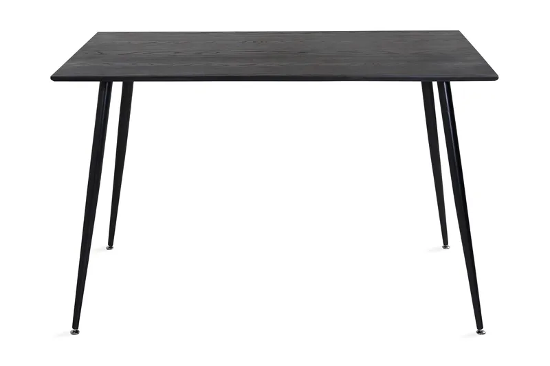Dipp Rektangulärt Matbord 180 cm med Valnöts- och Metallutseende - Svart - Möbler - Bord & matgrupp - Matbord & köksbord