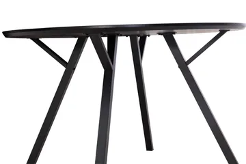 Eirys Runt Matbord 120 cm - Brun / Svart - Möbler - Bord & matgrupp - Matbord & köksbord