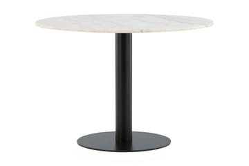 Estelle Matbord 106 cm Runt Marmor - Vit/Svart - Möbler - Bord & matgrupp - Matbord & köksbord