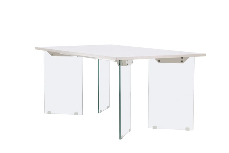 Ester Rektangulärt Matbord 180 cm med Betongutseende - Ljusgrå - Möbler - Bord & matgrupp - Matbord & köksbord