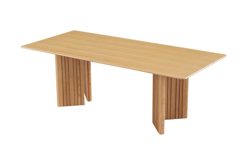 Förlängningsbart Matbord Damiene 220/320 cm - Natur - Matbord & köksbord