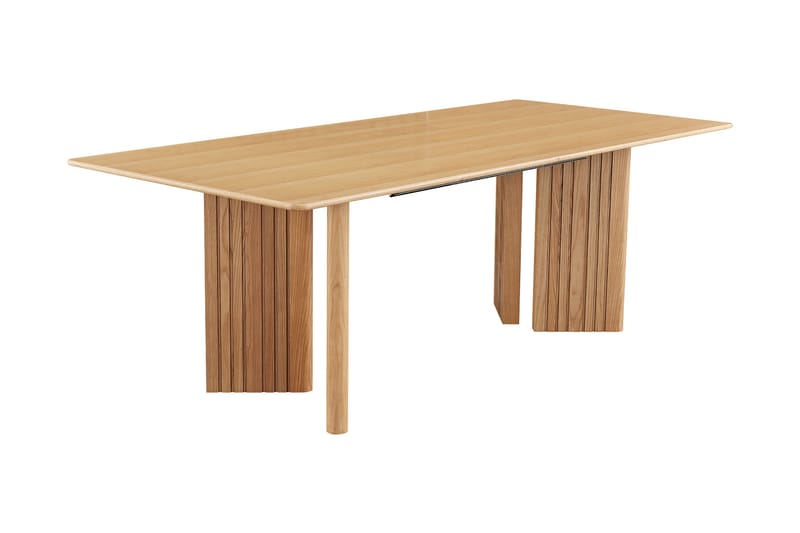 Förlängningsbart Matbord Damiene 220/320 cm - Natur - Möbler - Bord & matgrupp - Matbord & köksbord