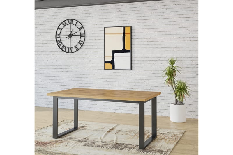 Förlängningsbart Matbord Fogel 170 cm - Natur - Matbord & köksbord