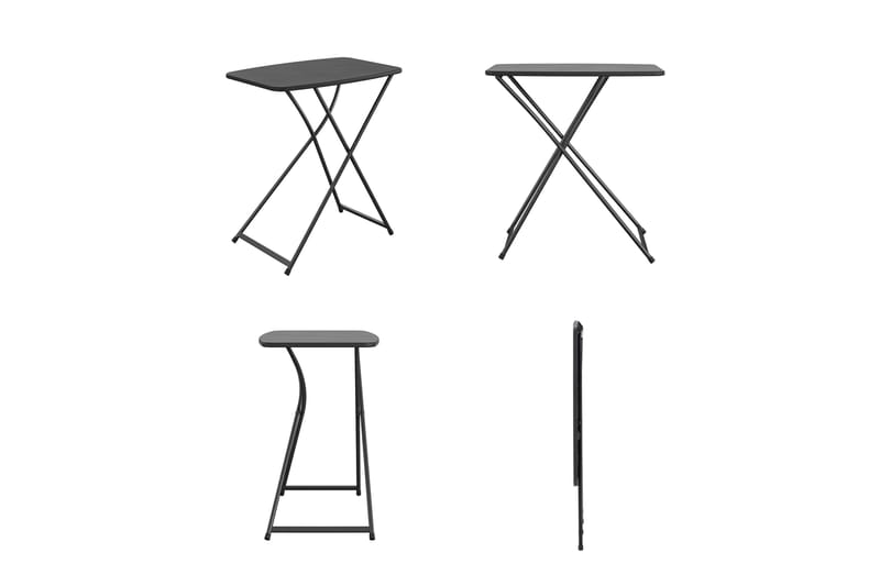 Fold Away Matbord 66 cm Svart 2-pack - Dorel Home - Möbler - Bord & matgrupp - Matbord & köksbord