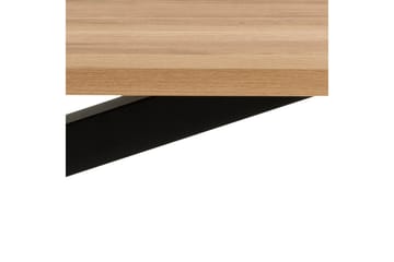 Ganesh Stort Rektangulärt Matbord 220 cm med Trä- och Ekutseende - Svart|Beige - Möbler - Bord & matgrupp - Matbord & köksbord
