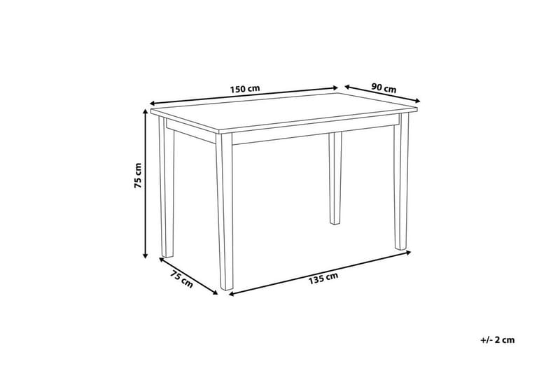 Georgia Matbord 150 cm - Svart - Möbler - Bord & matgrupp - Matbord & köksbord