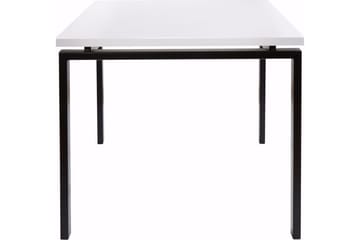 Geronimo Rektangulärt Matbord 120 cm i Trä med Metallutseende - Vit - Möbler - Bord & matgrupp - Matbord & köksbord